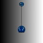 Opviq Lámpara de Araña de Metal Azul Ajustable